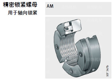 精密鎖緊螺母AM15拆分說明圖
